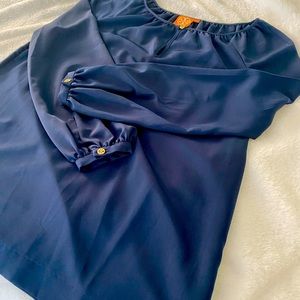 Beautiful navy blue Tory Burch blouse